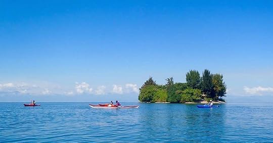 Kayaking in Kivu Lake