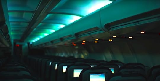 Aurora lights in Icelandair