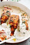 Creamy Garlic Herb Salmon