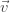 \vec{v}