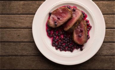 pickled blueberries