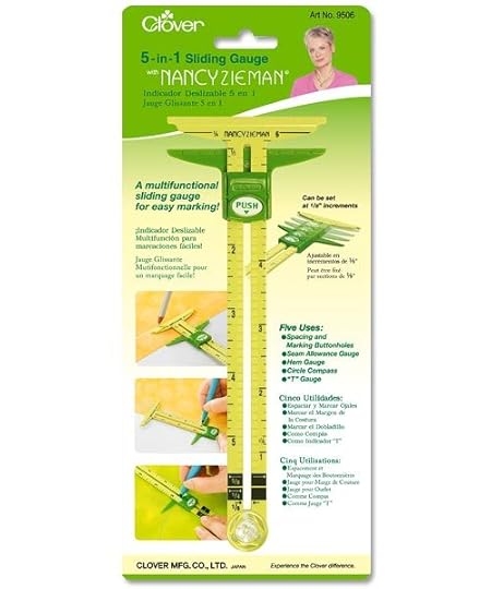 Clover's 5-in-1 Sliding Gauge by Nancy Zieman of Sewing With Nancy