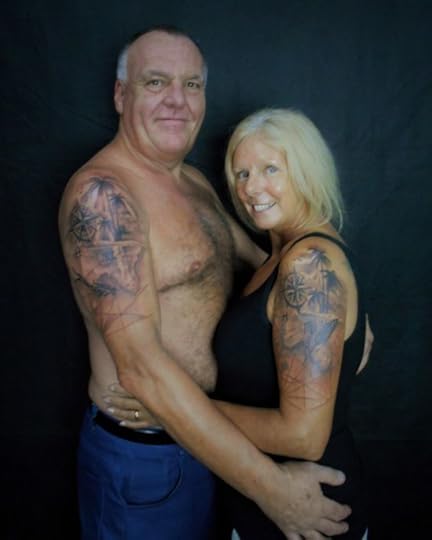 The Backpacking Wife and Backpacking Husband travel tattoos