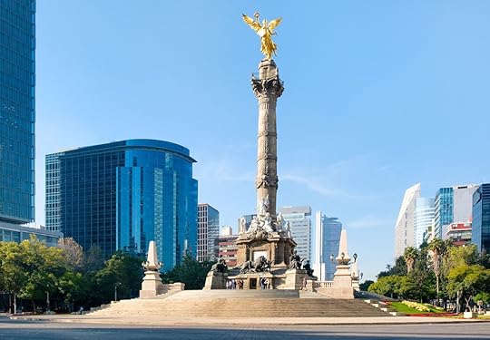 Angel of Independence in Paseo de La Reforma in Mexico City