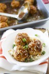 orange chicken meatballs from momadvice.com