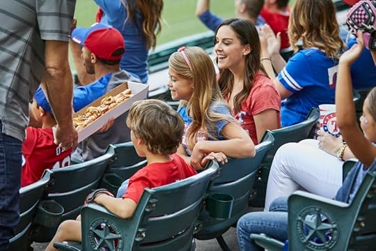 Globe Life Park stadium food Arlington