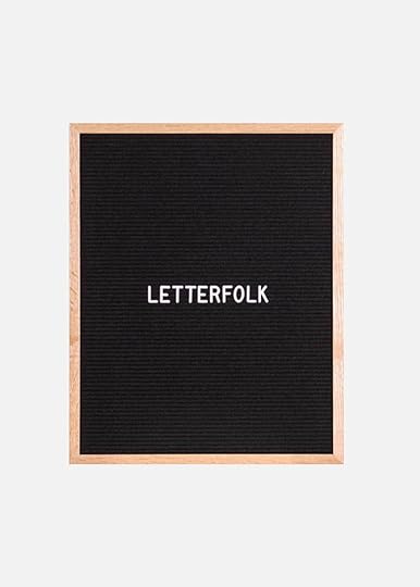 Letterfolk Menu Board
