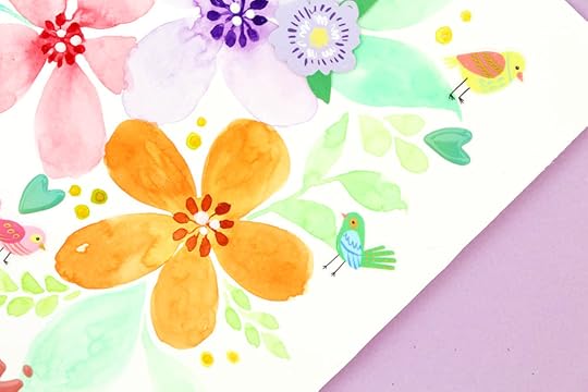 Zinia's Watercolor Flowers 5