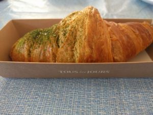 green tea croissant