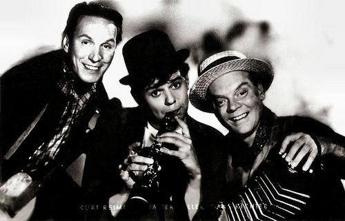 Kurt Reimann, Walter Giller and Hans Richter in Schwarzwaldmelodie (1956)