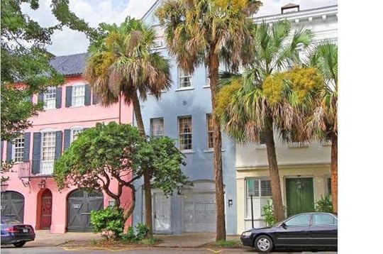 houses on East Bay Street in Charleston, SC (similar to the Spencer-Jackson house)