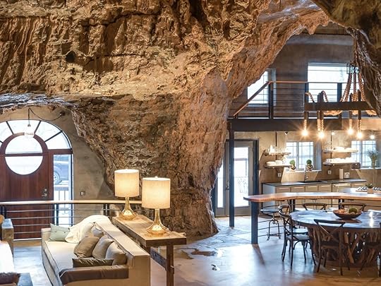 Cave accommodation in the Ozark Mountains in Arkansas