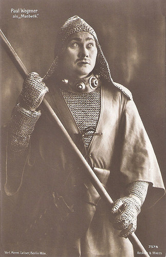 Paul Wegener as Macbeth