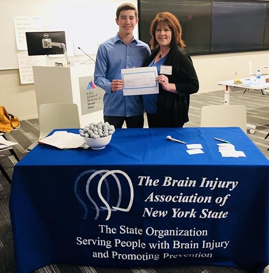 Koby Bernstein with BIANYS Executive Director, Eileen Reardon, April 12, 2018