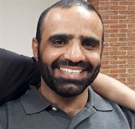 Former Guantanamo prisoner Mansoor Adayfi photographed in Serbia.