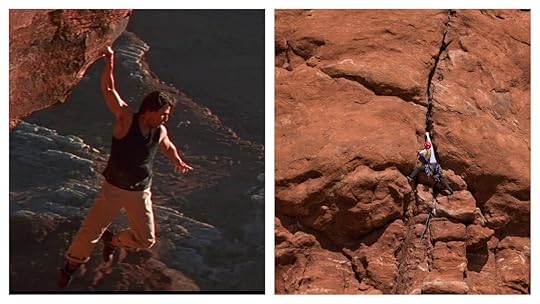 Mission Impossible rock climbing