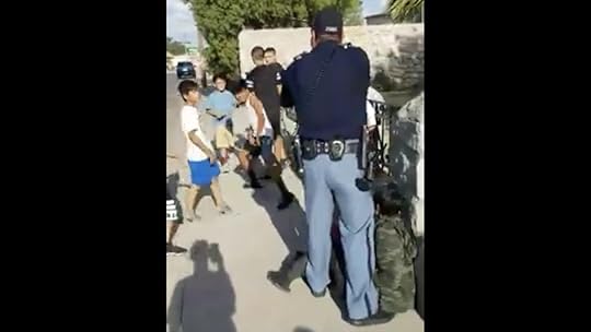 Image result for el paso police pulls gun on children