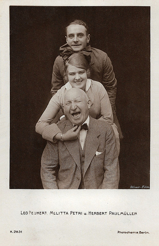 Leo Peukert, Melitta Petri, Herbert Paulmüller