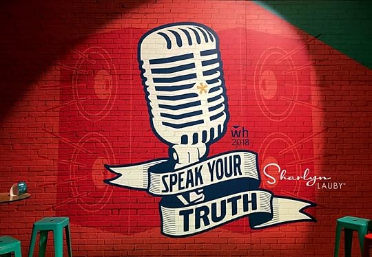 microphone, speak your truth, graffiti, wall art, final paycheck, SHRM, HR Bartender