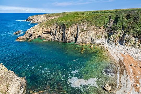 Rocky coast of Spain in Galicia