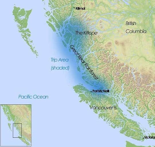 great bear rainforest map