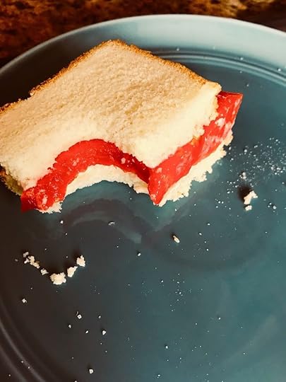 The Heavenly Joy Of The August Tomato Sandwich by @MConnollyAuthor #Tomato #Tomatoes #August #Summer 