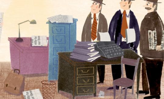 working at newspaper