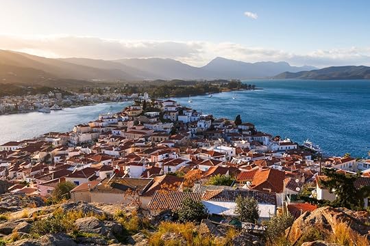 Chora village of Poros island