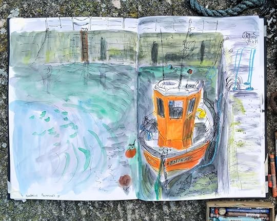 Helen Stephens #walktosee Burnmouth Harbour 2018