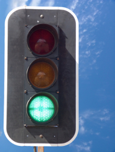Green traffic light