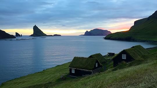 Sunset in the Faroe Islands