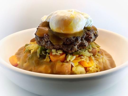 Moco Loco Spam burger from Hawaii