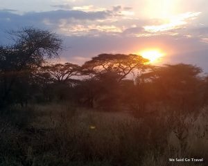 Sunset in Tanzania by Lisa Niver