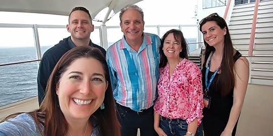 Lisa, Macrae, Tony, Kristy and Carolann on the Norwegian Bliss