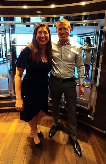 Lisa Niver and NCL CEO, Andy Stuart on Norwegian Bliss
