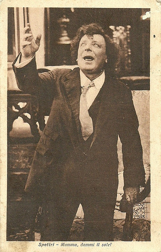 Ermete Zacconi in Spettri (1918)