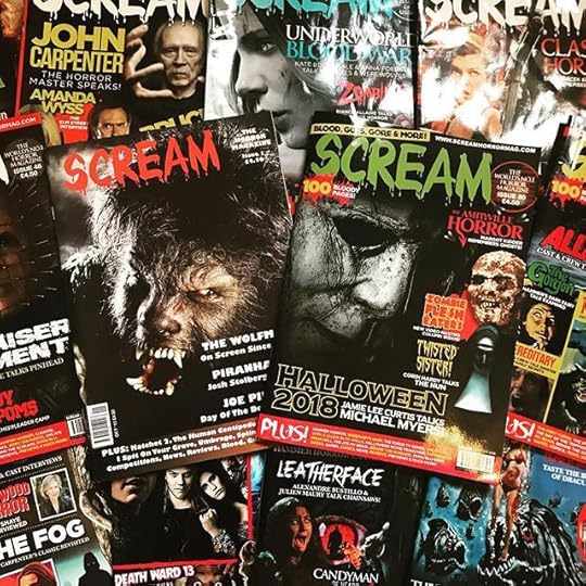 Congratulations to my friends at @screamhorrormagazine on reaching their 50th issue. It’s always the perfect mix of new and old horror. Recommended for any #horrorfan #besthorrormag #promotehorror