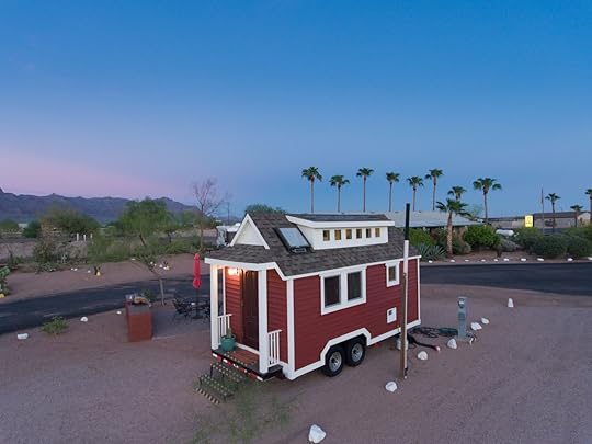 Tiny house in the desert