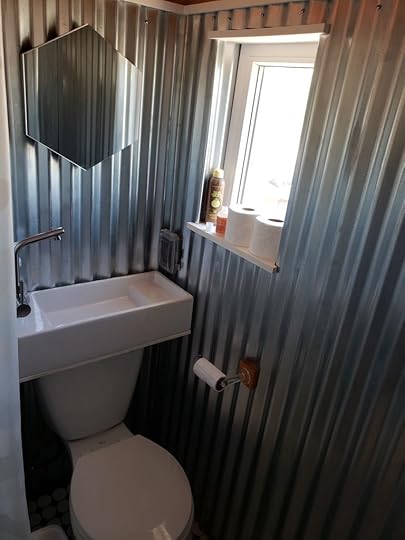Bathroom in a tiny-house hotel