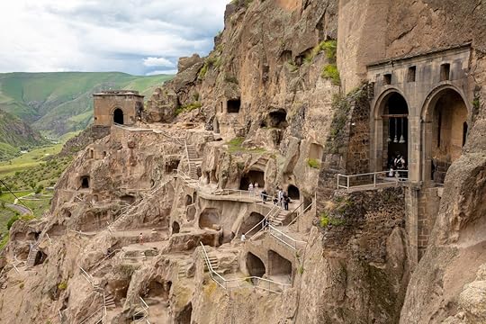 Vardzia Monastery and Bell tower in Georgia, Europe