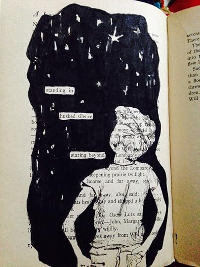 Blackout Poetry Book Art