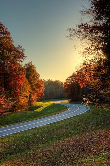 Natchez Trace Parkway Tennessee sunset