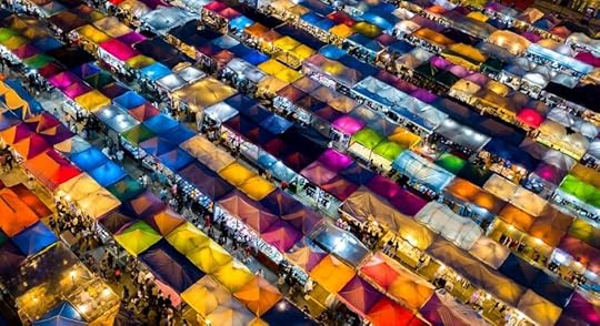Night market in Thailand