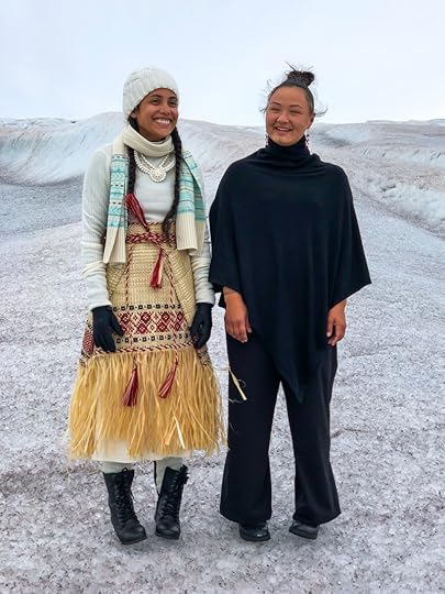 Poets Kathy Jet��il-Kijiner and Aka Nivi��na