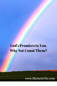 God's promises, counting God's promises, Eric Metaxas, Max Lucado, count your many blessings, Personally applying the Bible, Bible promises