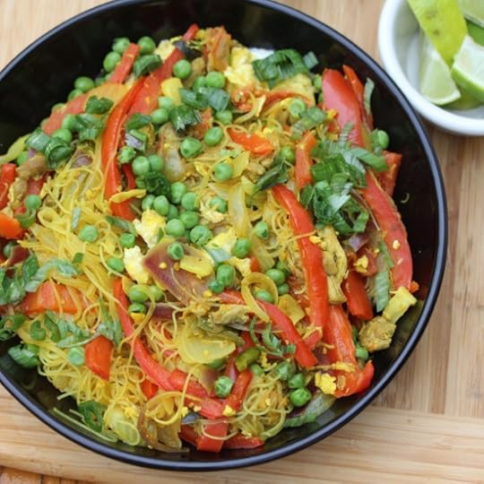 Singapore Curry Noodles -Instant Pot with Stove Top Instructions