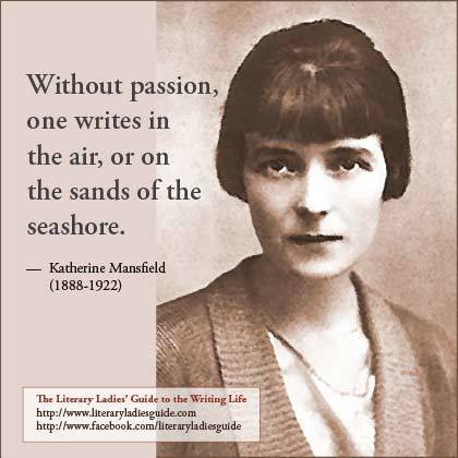 Katherine Mansfield quote on passion
