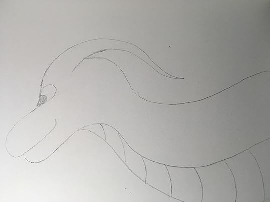 Possibly swimming dragon but it’s mostly unclear
