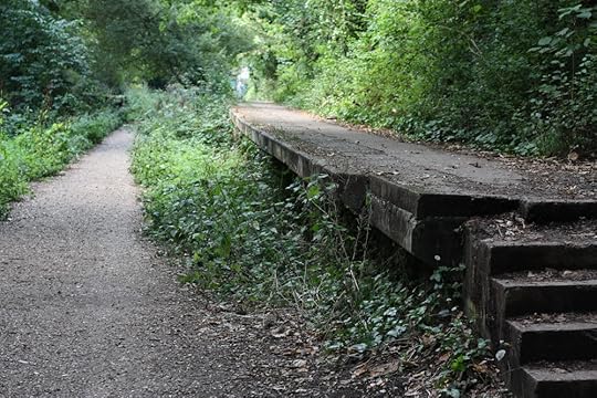  Remains of abandoned train platforms! 