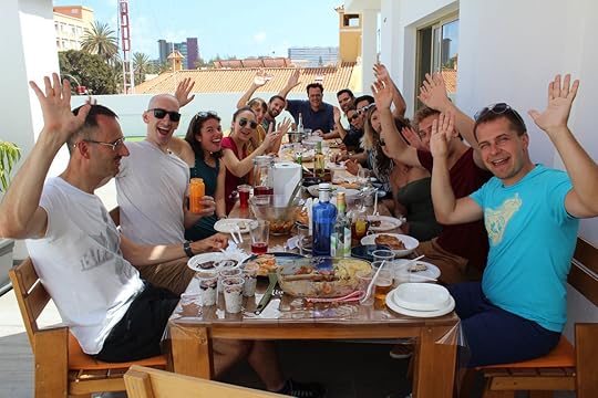 Group lunch at The Roof